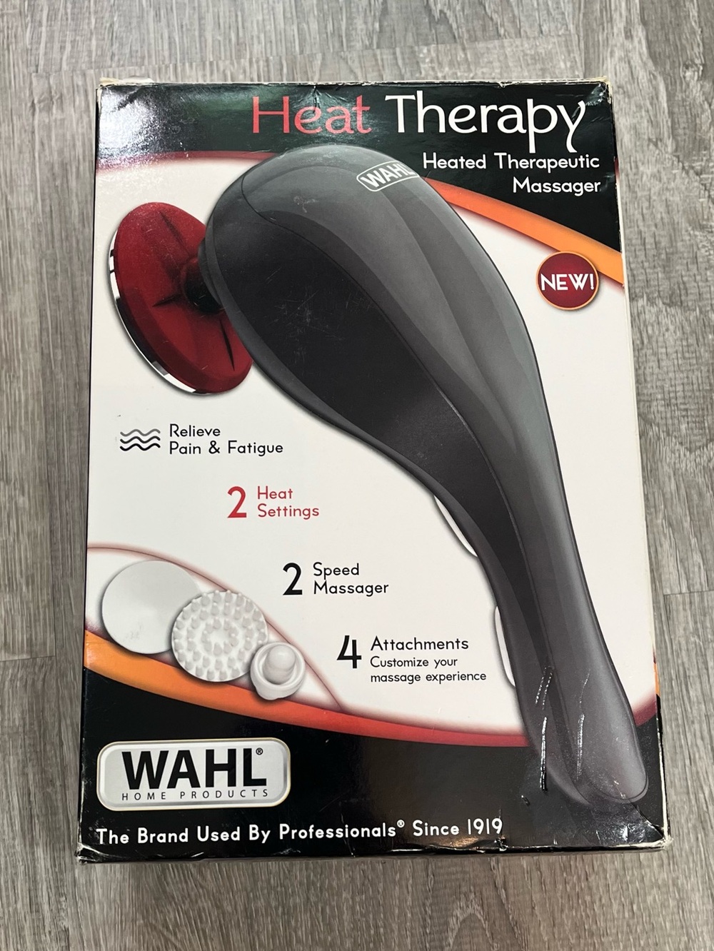 Wahl Heat Vibratory Therapeutic Body Massager Heated Handheld Massage Tool